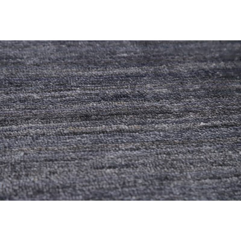 Hand Knotted Oriental Viscose Silk Carpet Tribal Animal Pictorial Greys & Charcoal Gabbeh Area Rug - 12' 1'' X 9' 0''