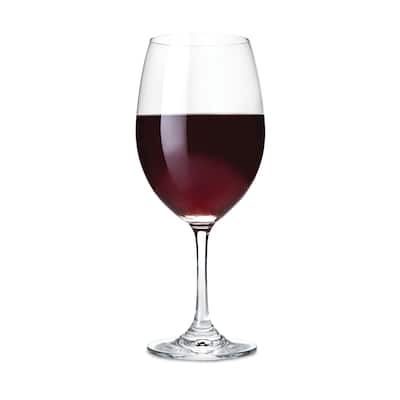 St. Julien Set of 4 Bordeaux Glass by True - Clear - 9" x 3.5"
