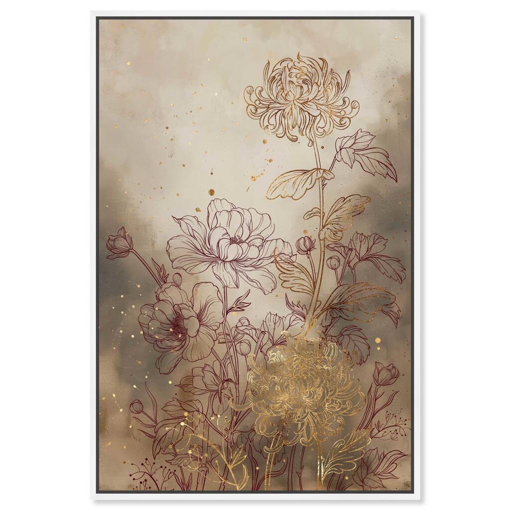 Flourishing Canvas by Art Remedy