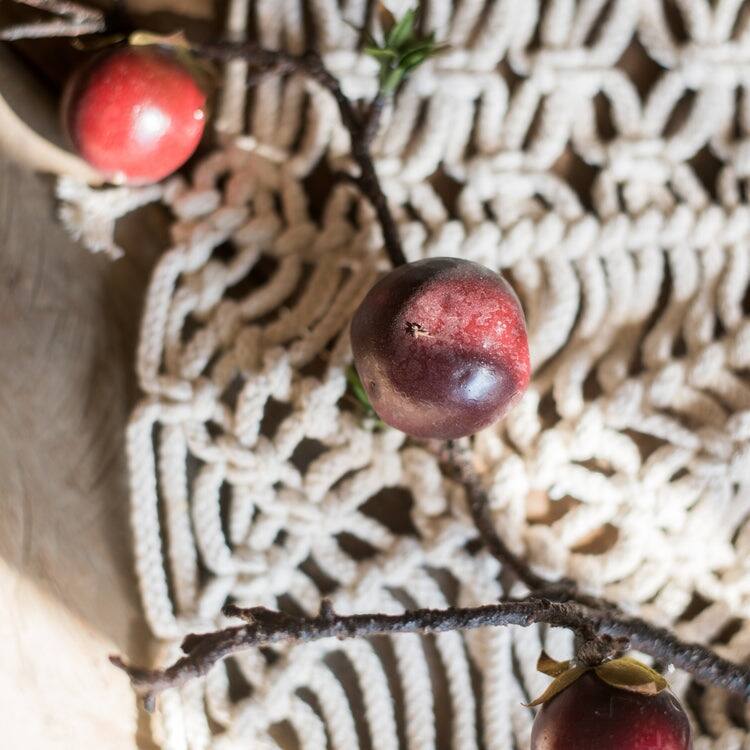 RusticReach Artificial Passion Fruit Stem 37" Tall