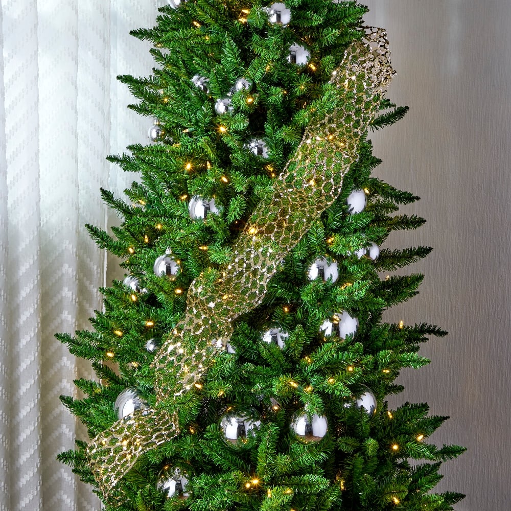 72"X6W Sequin Open Weave metallic Garland
