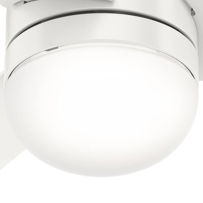 Hunter 54" WiFi Neutron Smart Ceiling Fan with LED Light Kit, Handheld Remote