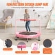 preview thumbnail 13 of 17, Foldable 36 Inch Toddler Trampoline for Indoor Outdoor Active Play