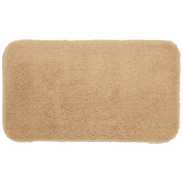 Mohawk Pure Perfection Solid Patterned Bath Rug - 1'8" x 2'10" - Tan