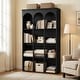 preview thumbnail 5 of 21, 70.9" Tall Arched Bookcase for Living Room, 5-Tier Freestanding Wooden Bookshelf, Mid-Century Modern Library Book Shelving Unit