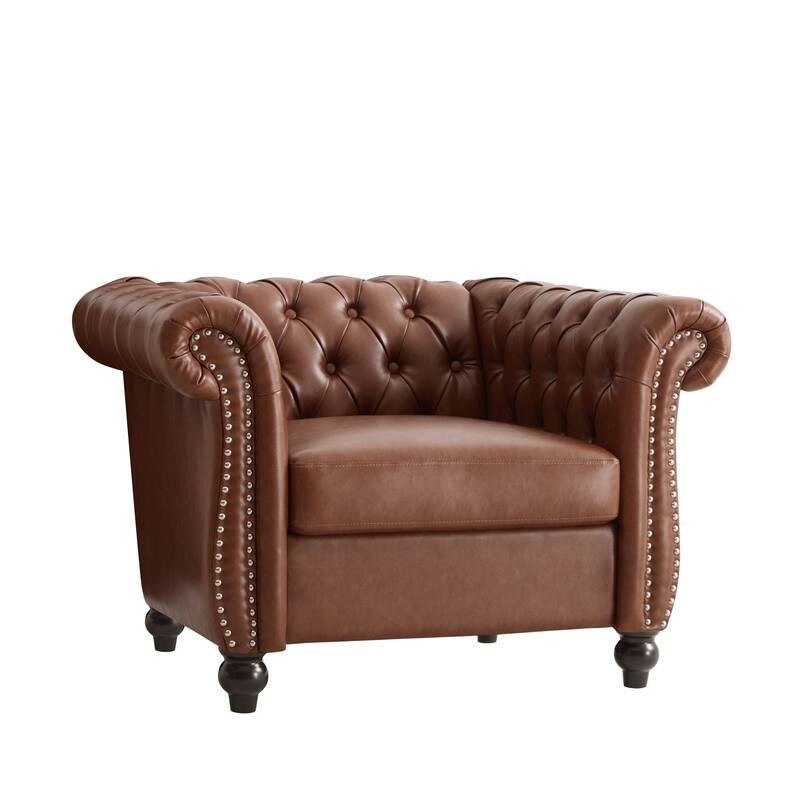 Christopher Knight Home - Silverdale Traditional Chesterfield Club Chairs (Set of 2)