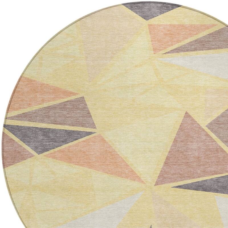 HomeRoots Geometric Transitional Rectangle Outdoor Rug