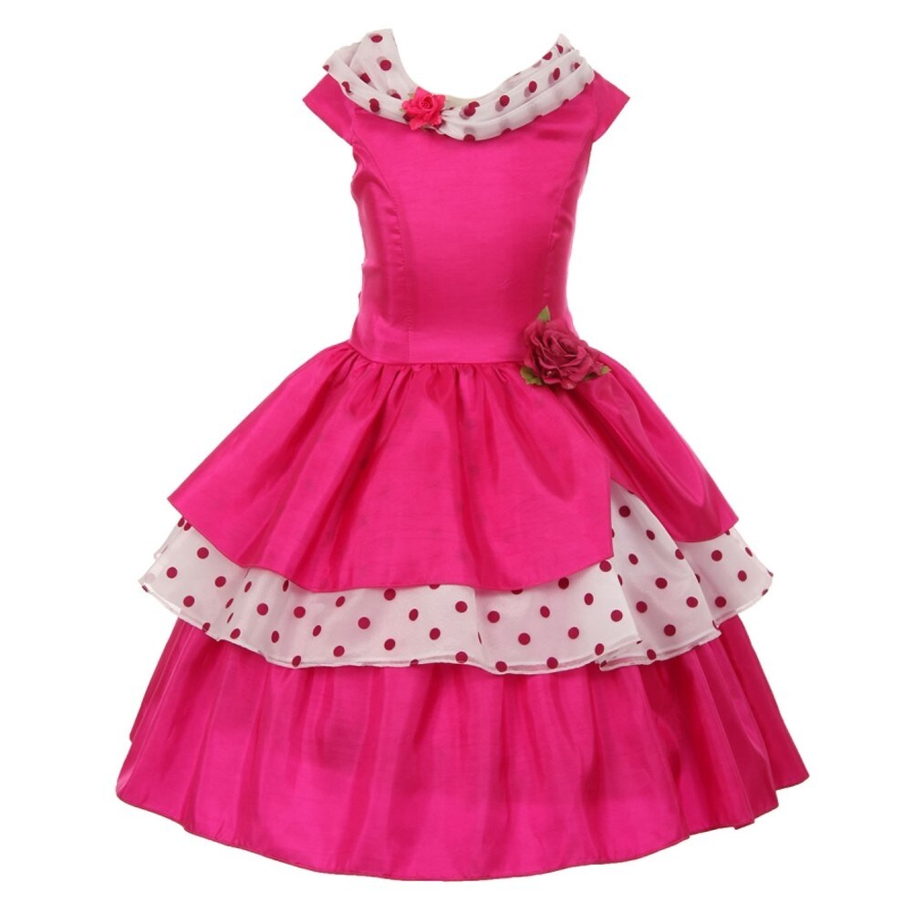 tiered flower girl dress