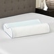 preview thumbnail 2 of 5, Bodipedic Comfort Gel Overlay Contour Memory Foam Bed Pillow - White