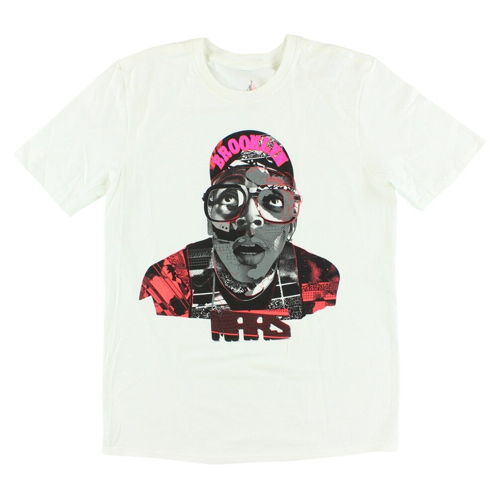 Shop Jordan Mens Son Of Mars T Shirt White White Black Hot Pink