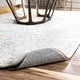 preview thumbnail 6 of 6, Nuloom Brody Premium Rug Pad - Grey