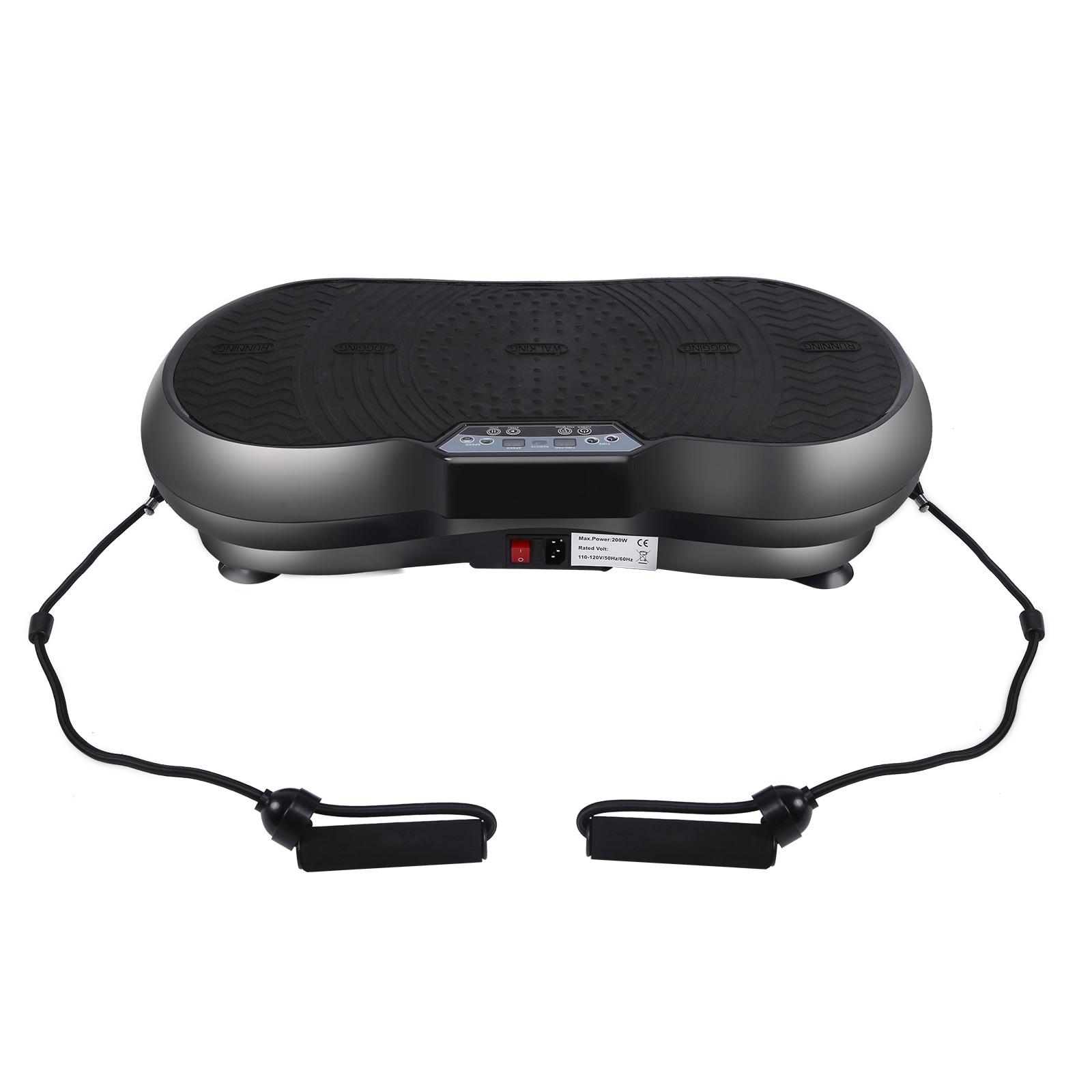 YSSOA Vibration Plate Exercise Machine with Dual Motor Vibration Remote Control and Resistance Bands 30.5 17.32 8.27