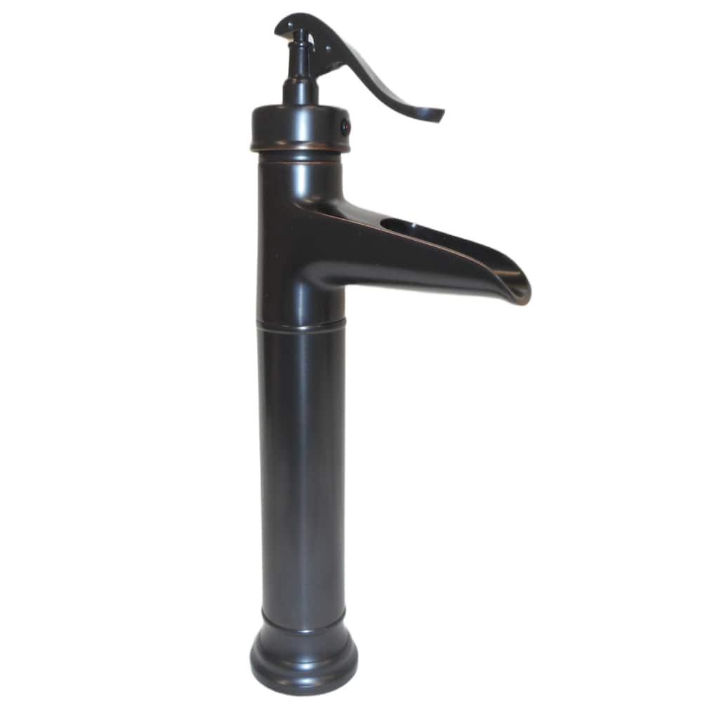 14" Round Copper Vessel Bathroom Sink Green Patina Exterior Pump Faucet & LT Drain Included - 14" X 14" X 5.5"