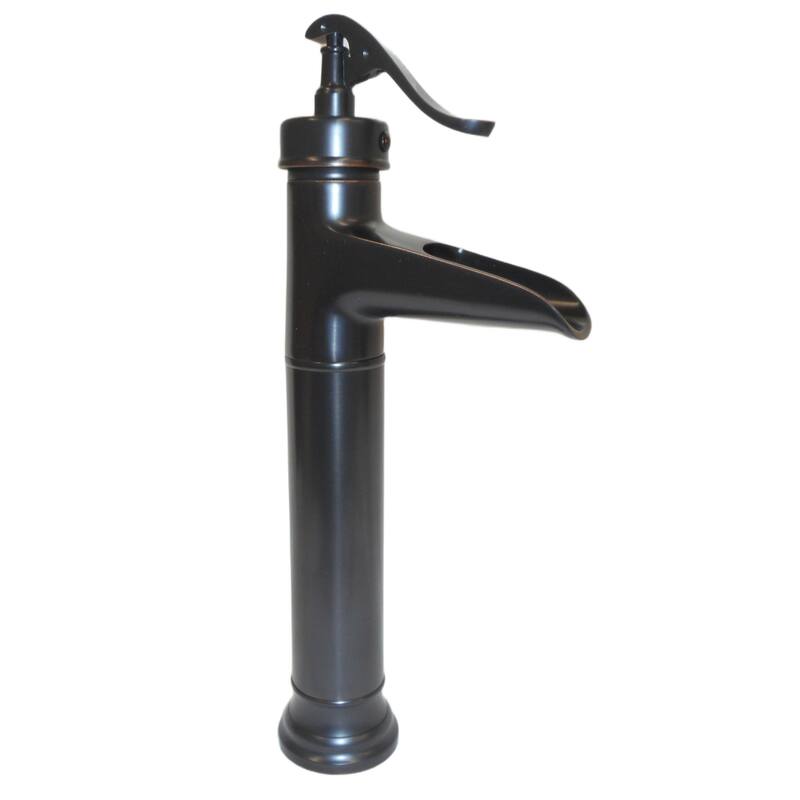 14" Round Natural Copper Vessel Sink, Pump Faucet & Daisy Drain Included - 14" x 14" x 5.5"