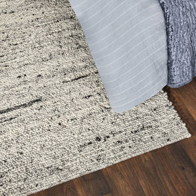 Loomis Heathered Wool Area Rug by Kosas Home