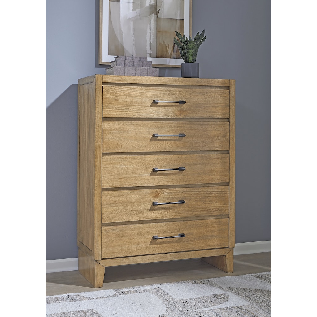 Signature Design by Ashley Sherbana Light Brown Chest of Drawers