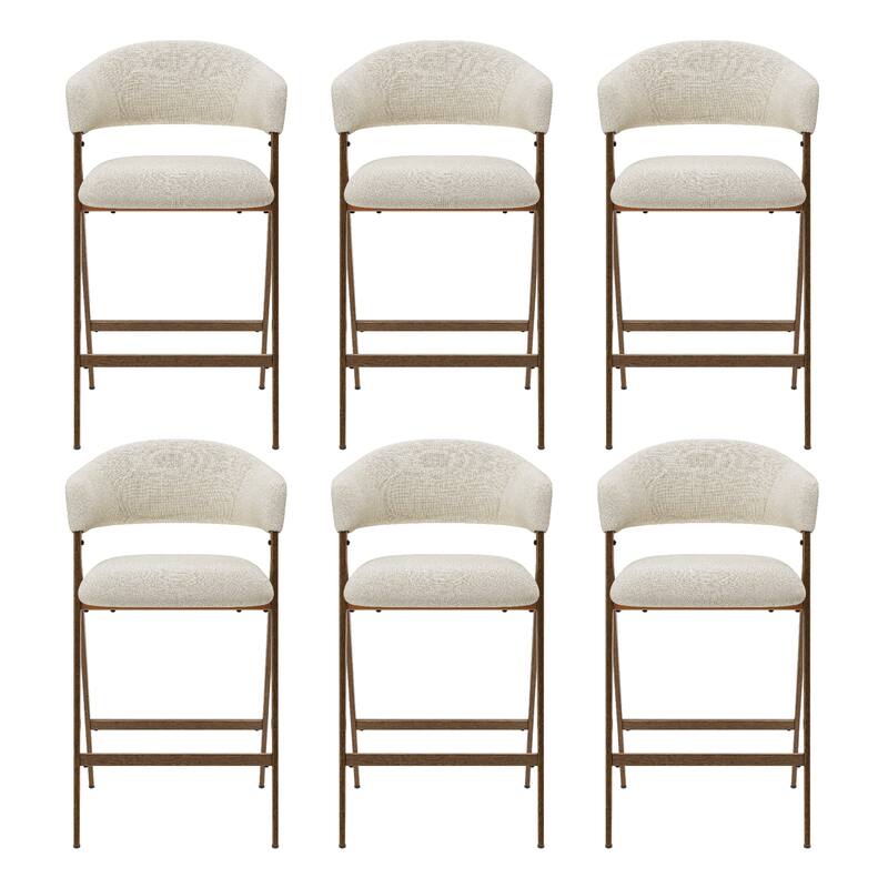 RENEWLINE Bar Stools Height Counter Stools with Backrest&Footrest