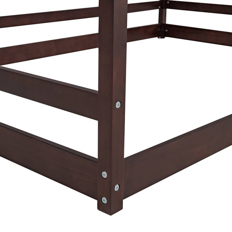 Full Size House Bed Wood Bed