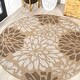 preview thumbnail 78 of 119, JONATHAN Y Marvao Modern Floral Textured Weave Indoor/Outdoor Area Rug