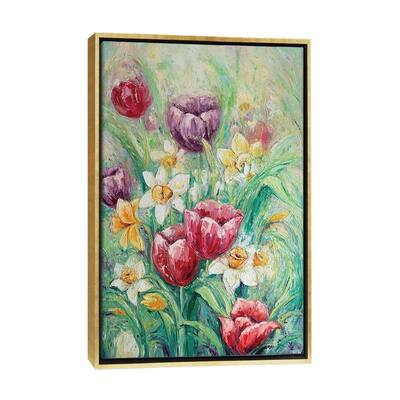 iCanvas "Spring Flowers" by Vlada Koval Framed Canvas Print