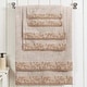 preview thumbnail 17 of 69, Superior Wisteria Cotton Floral Jacquard 6 Piece Bathroom Towel Set 6-Piece - Ivory