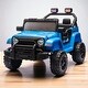 preview thumbnail 15 of 26, 12V Kids Ride-On Car with Remote Control, Dual Drive, Bluetooth, MP3, Four-Wheel Suspension, Headlights for Ages 2-4 Blue