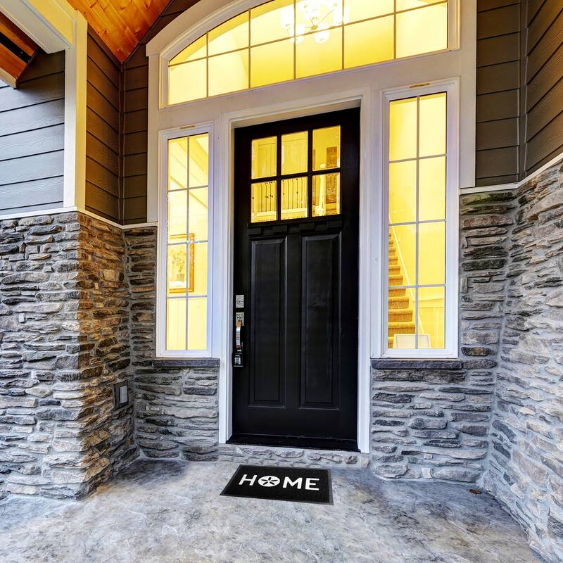 Welcome Outdoor Door Mat Non-Slip 100% Recycled PVC Rug