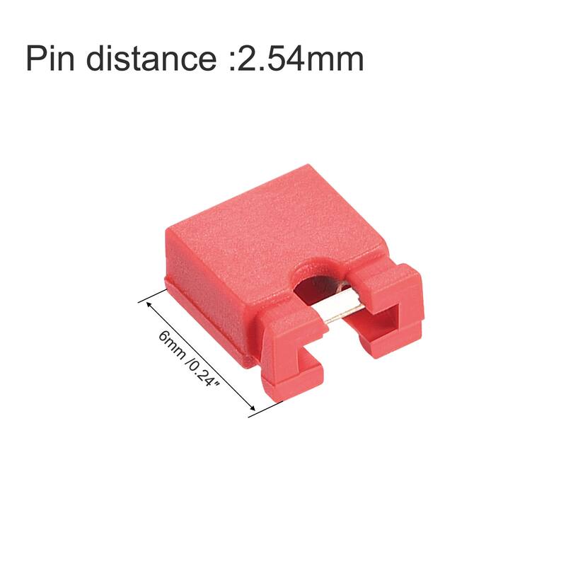 1Set 2.54mm Jumper Cap Short Circuit Connection Cap Black Red Green - Black,Red,Green - Black,Red,Green