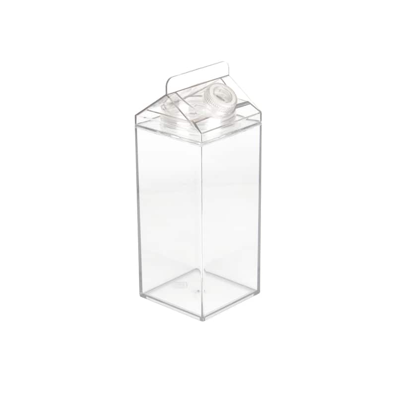 Kitchen Details 64 Ounce Beverage Carton in Clear - White