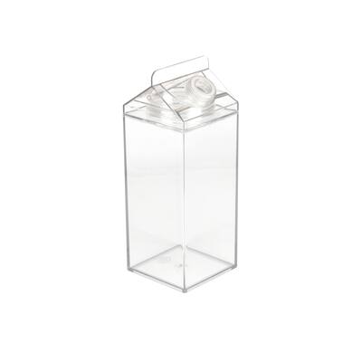 Kitchen Details 64 Ounce Beverage Carton in Clear