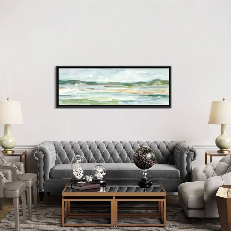 iCanvas "Panoramic Seascape II" by Ethan Harper Framed Canvas Print