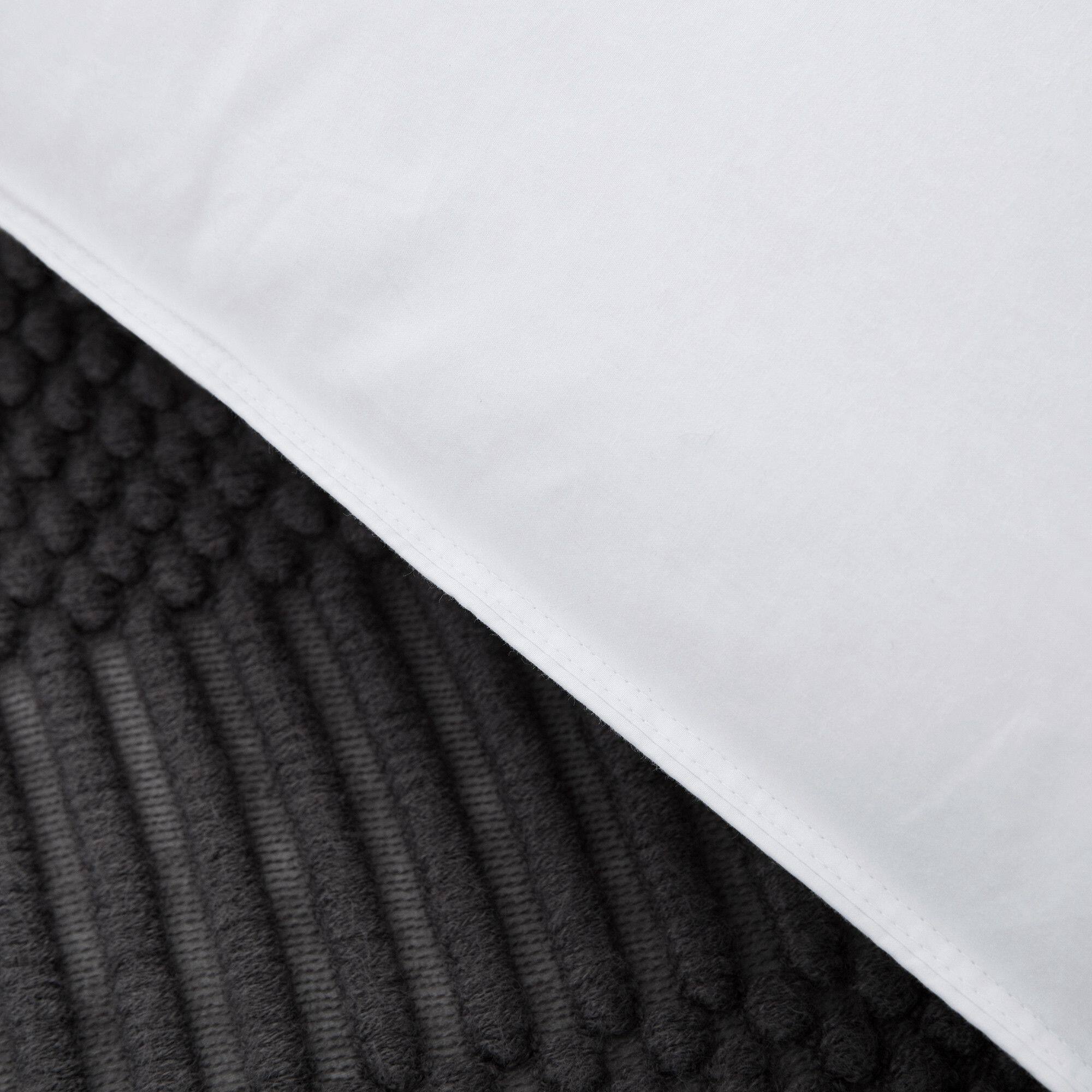 Feather Down Fiber Pillows for Side Sleepers Medium Firmness Set of 2