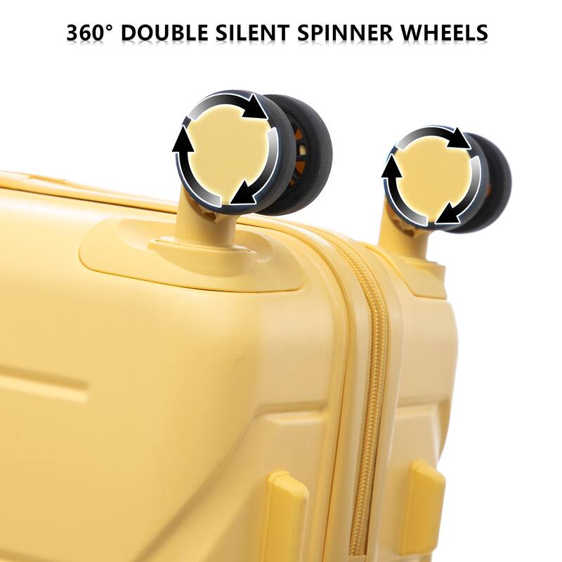 Three pcs/set in ABS Spinner Wheel Luggage