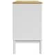 preview thumbnail 23 of 23, vidaXL Sideboard FLORO 44.9"x16.9"x29.1" Solid Wood Pine - 44.9" x 16.9" x 29.1"
