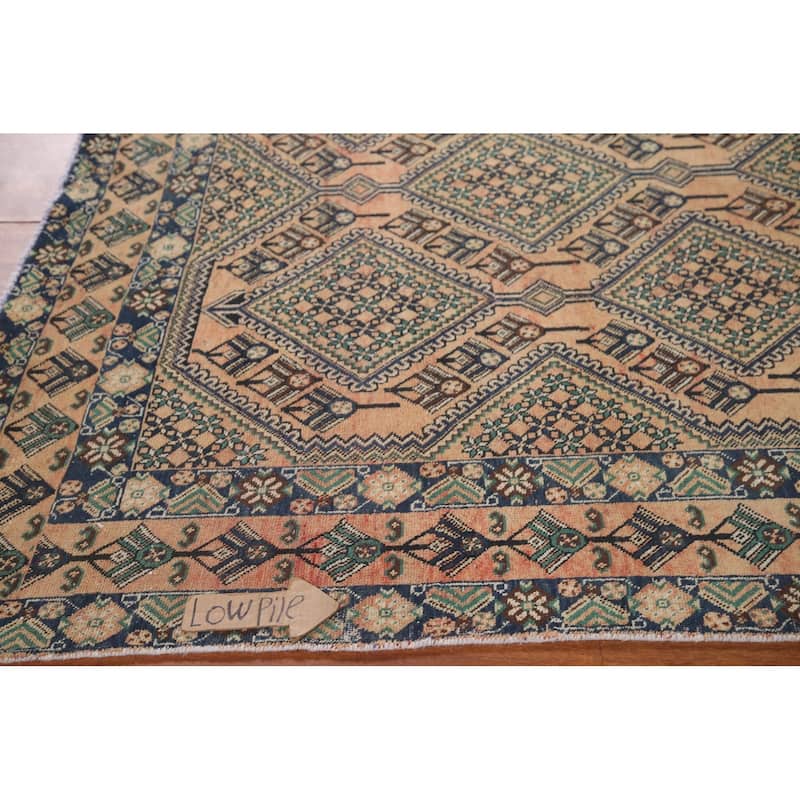 Bakhtiari Persian Vintage Area Rug Handmade Living Room Wool Carpet - 6'8"x 9'6"
