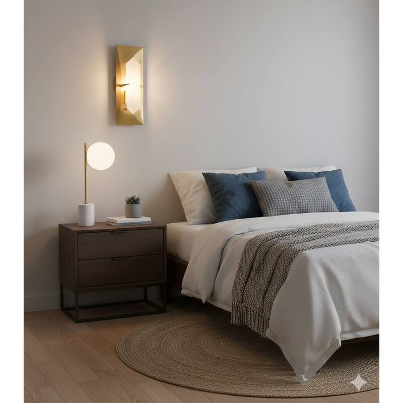 Transitional 1 Light Copper Metal Wall Sconce