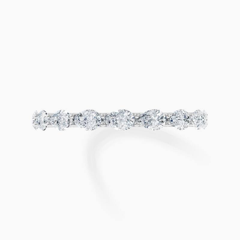 Auriya 14k Gold Pear-shaped East-West Lab Grown Diamond Half Eternity Band 0.90 - 3.00 ct. tw. (F-G, VS)