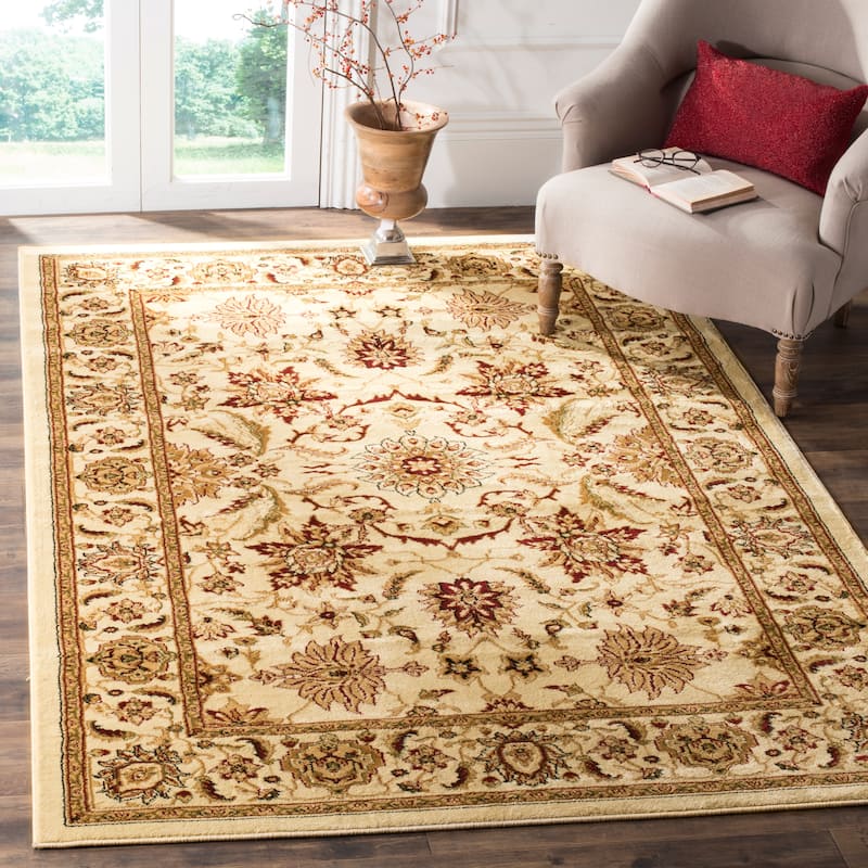 SAFAVIEH Lyndhurst Barbla Traditional Oriental Rug - 9' x 12' - Ivory/Ivory