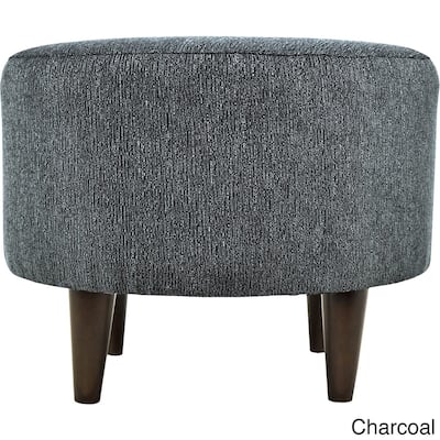MJL Furniture Sophia Text2Olivia Round Upholstered Ottoman