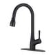 preview thumbnail 4 of 11, 360-degree Rotation Kitchen Sink Faucet Pull Out Sprayer Matte Black