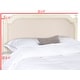 preview thumbnail 4 of 3, SAFAVIEH Bedding Rustic Wood Beige Linen Queen Headboard - Beige / Antique Beige