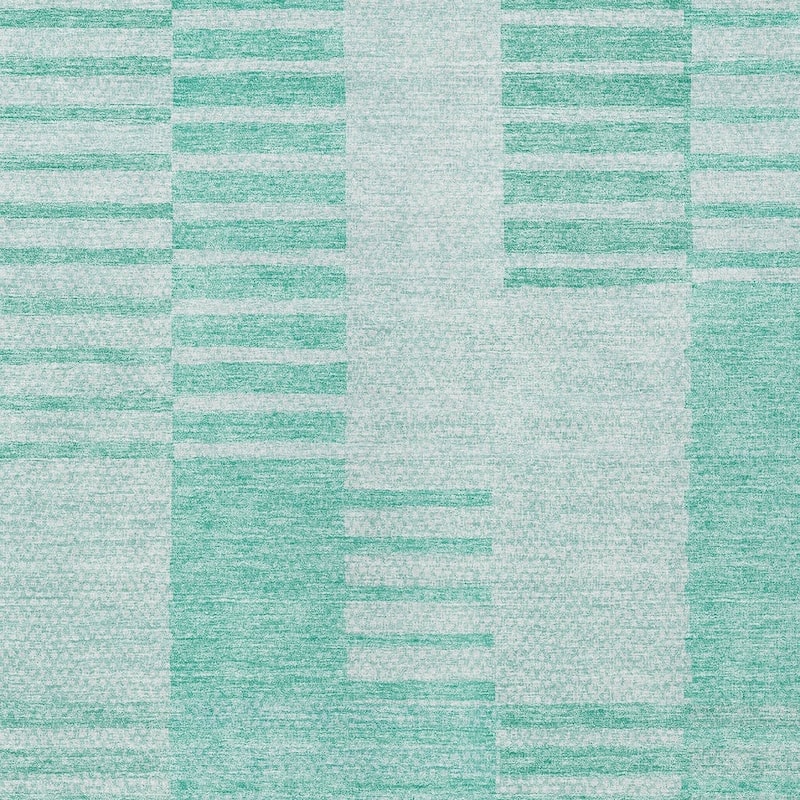 HomeRoots Striped Transitional Rectangle Outdoor Rug
