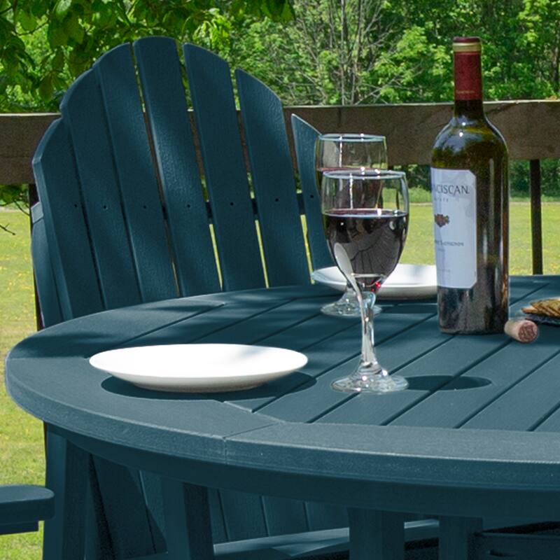 Hamilton 5-piece Outdoor Dining Set - 48" Round Table, Dining-height