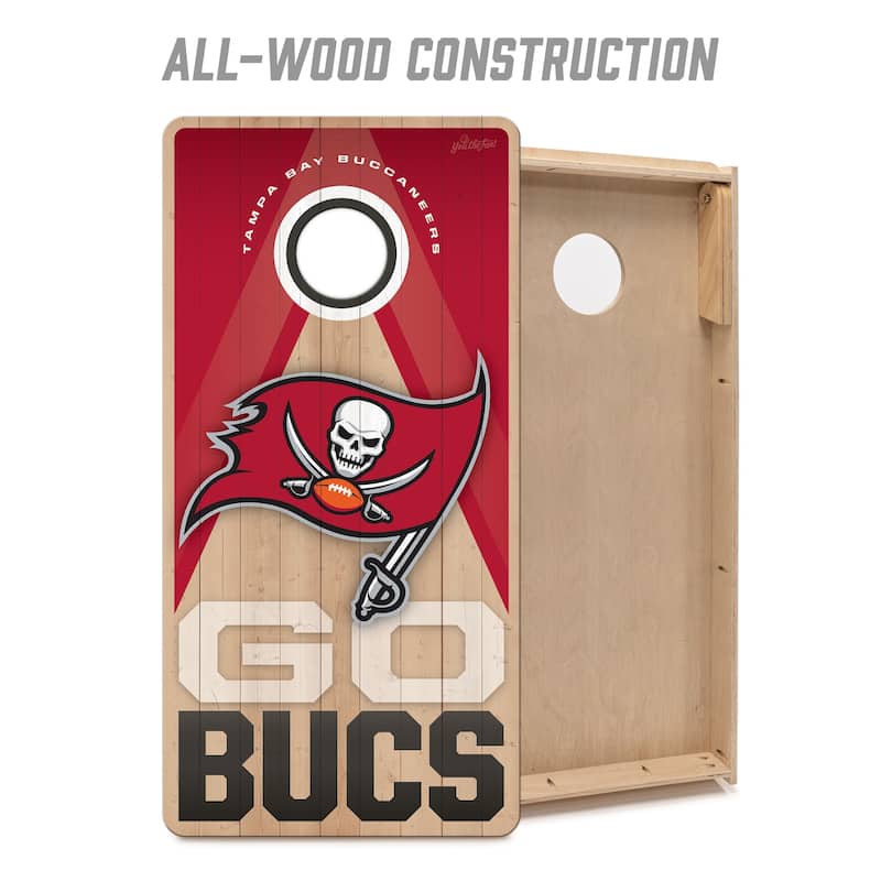 Tampa Bay Buccaneers NFL 2x4 Professional Cornhole Board Set