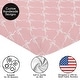 preview thumbnail 5 of 4, Sweet Jojo Designs White and Pink Bows Girls Fitted Crib Sheet - Blush Bow for the Shabby, Ballet, Princess Ballerina Collection