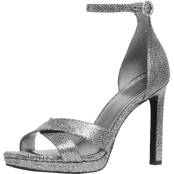 michael kors sandals silver