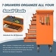 preview thumbnail 11 of 28, 7-Drawer Heavy Duty Rolling Tool Chest Tool Storage Box - N/A