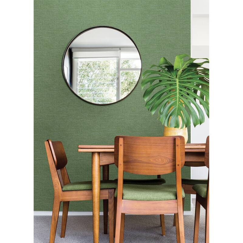 A-Street Prints Exhale Green Texture Wallpaper