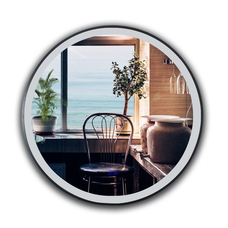 Frameless Embedded LED Mirror - Silver