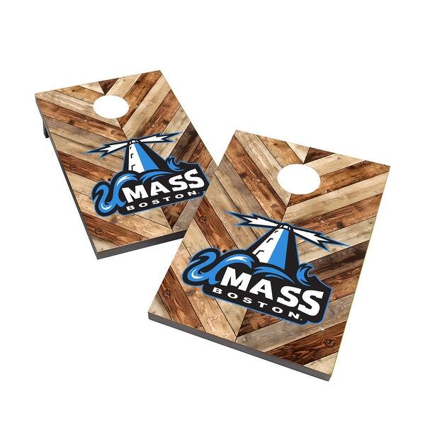 slide 2 of 5, Massachusetts Boston Beacons 2x4 Cornhole Boards Include Carrying Case